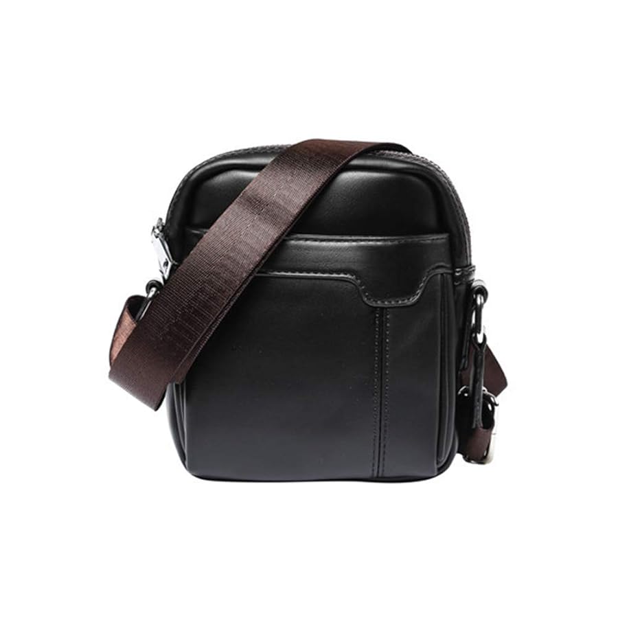 Amazon | [huanshou] ミニショルダーバッグ 縦型 メンズ
